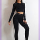Seamless Sports Set For Women Workout Outfit Booty Yoga Pant