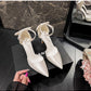 Satin White Wedding Shoes Plus Size