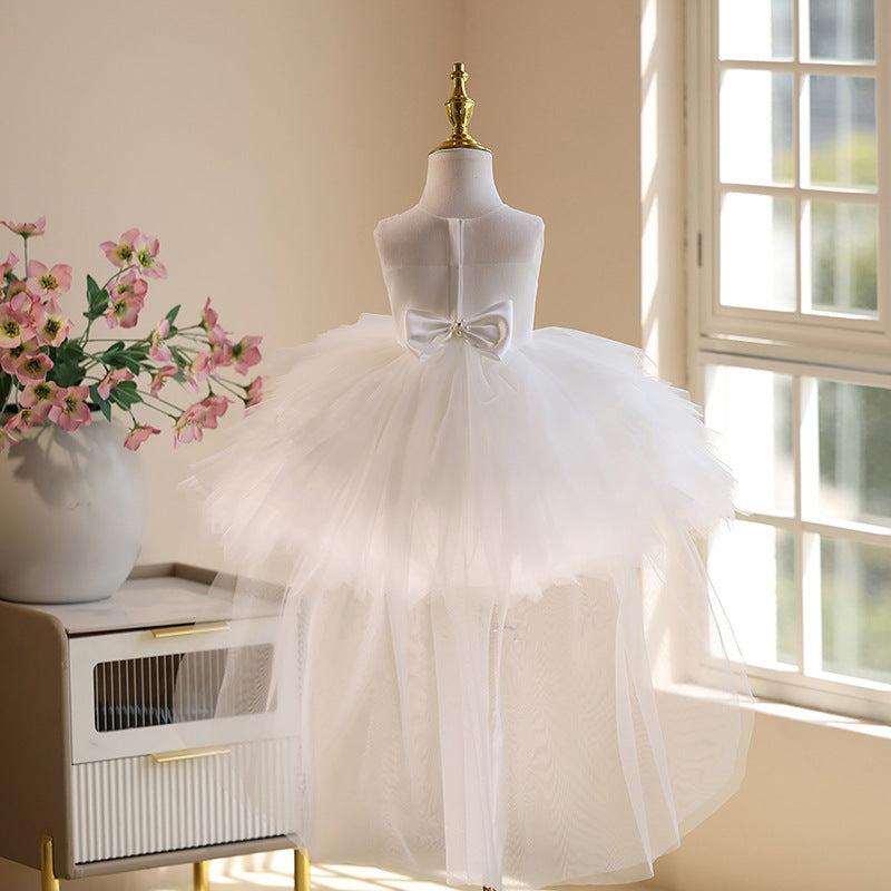 Flower Girl Wedding Girl Puffy Wedding Dress High Sense