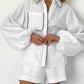 French Commuter Classic Style White Suit