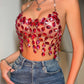 Gem Halter Backless Camisole Women's Clothing