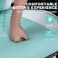 Ergonomic Video Gamer Chairs,Computer Gaming Chairs With Massage Lumbar Support And Footrest,Racing Style Computer Chair Adjustable Headrest For Adults,GREEN