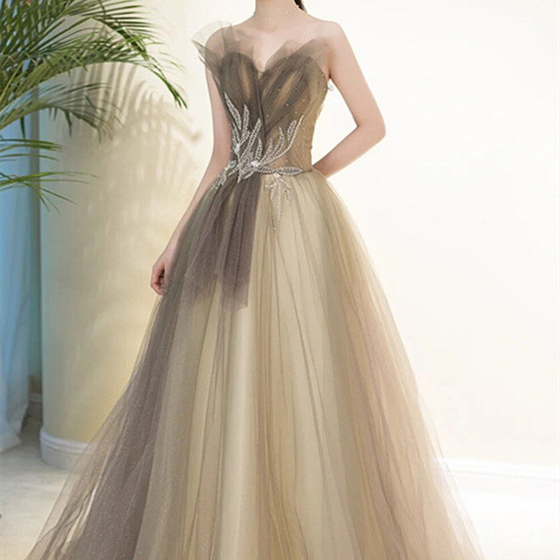 Women's Evening Dress Skirt Fashion Slim Temperament Long