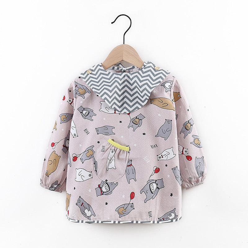 Children's Gown Bib Waterproof Bib