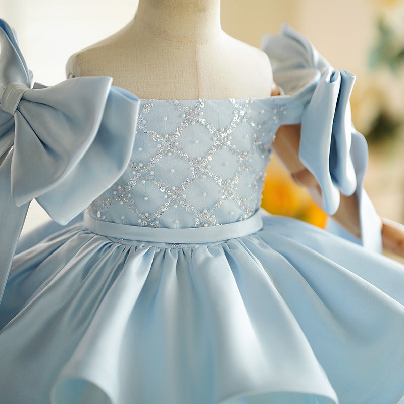 Princess Dress Birthday Party Piano Performance Costume