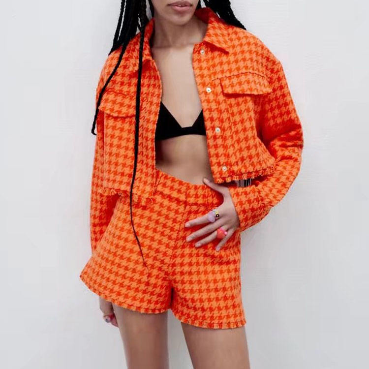 Women's Fashion Personalized Textured Short Coat