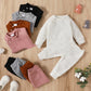 Pull en coton uni sans capuche pour l'automne et l'hiver