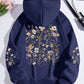 Women's Colorful Flower Print Sweatshirt Sweater