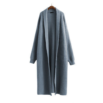 Mink Fleece Sweater Cardigan Fur Coat