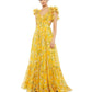 Women's Cut-out Ruffled Sleeveless Waist-controlled Large Hem Dress