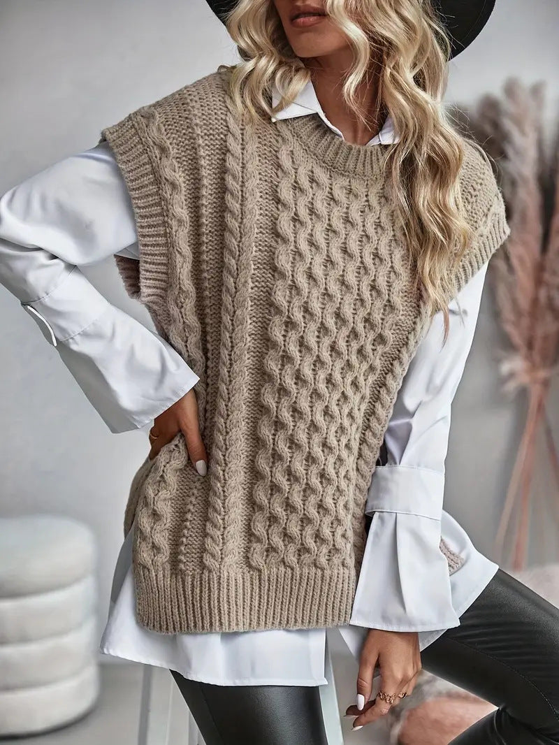 Knitted Fashion Camisole Plus Size Knitwear