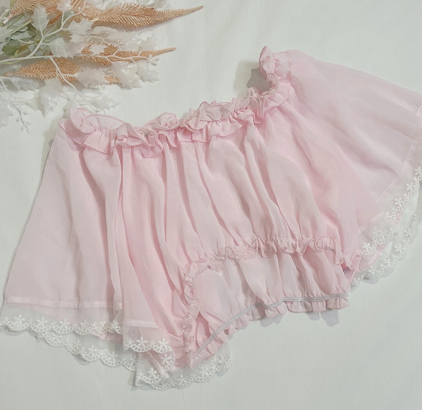 Women's Summer Lace Chiffon Shirt Short Sleeve Bottoming Top