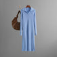 Dress Knitted Solid Color Slim Fit Bottoming Skirt