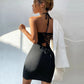 Temperament Commuting Inner Wrap Skirt Knitted Slim Dress