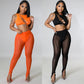Leggings transparents en maille fine pour femmes