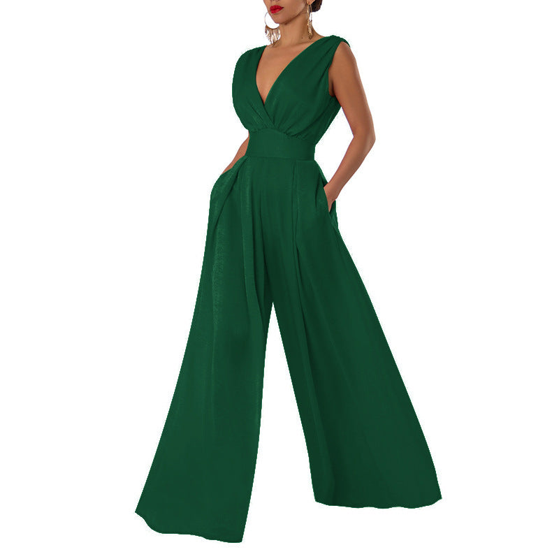 Pantalon d'été slim taille haute pour femme, coupe droite, jambes larges