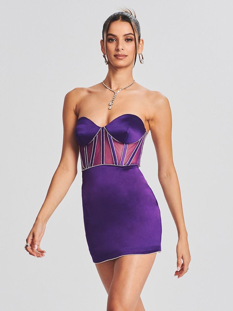 Robe à bretelles en maille pour femme, tendance et tendance
