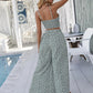 Summer Casual Floral Short Sleeve Holiday Suit