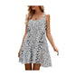 Polka Dot Slim Fit A- Line Slip Dress