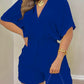 Casual V-neck Jumpsuit, Ruffled Jumpsuit