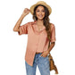 Women's Temperament Solid Color Button-Up Shirt Top