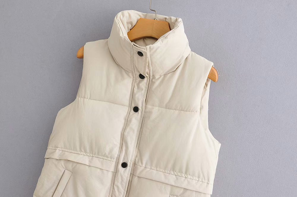 Korean Version Of Slim Slimming Single Breasted Vest