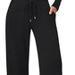 Two-piece Set Women's Long-sleeve Blouse Wide Leg Pants Fashion Casual Set