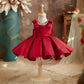 Girl Playing Piano Stunning Princess Western-style Satin Dress