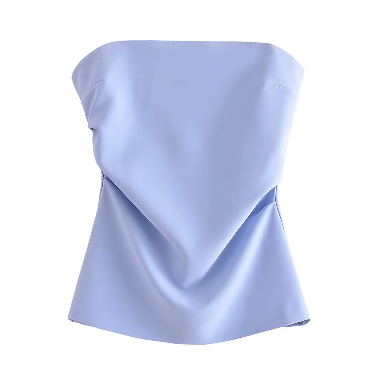 European And American Summer Wind Women's Solid Color Slim Tube Top
