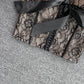Lace Camisole With Slim Eyelashes And Beautiful Back