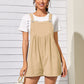 Summer Women's Cotton Linen Sleeveless Jumpsuit