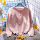 Korean Style Spring And Autumn Long-sleeved Student All-match Foreign Style Sweater Coat