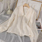 Fashion Doll Collar White Shirt