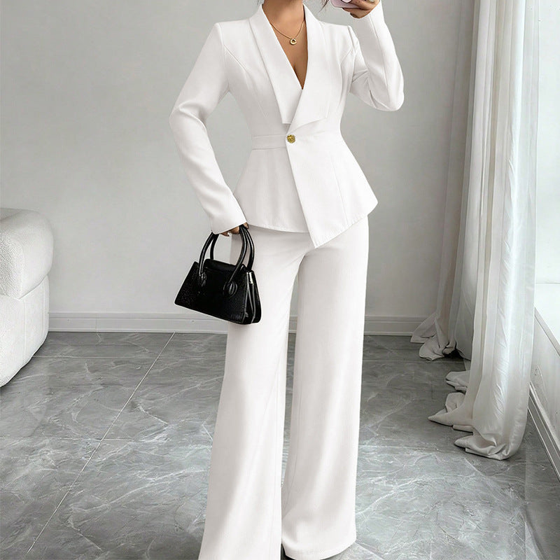 Women's Casual Pants Suit Two-Piece Set