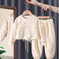 Girls Bear Pullover Hoodie Suit