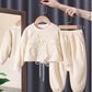 Girls Bear Pullover Hoodie Suit