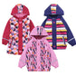 Children's PU Leather Waterproof Raincoat