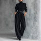High-grade Ice Silk American High Waist Suit Pants
