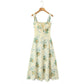 Women's Fashion Stitching Mid-length Dress