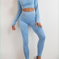 Seamless Sports Set For Women Workout Outfit Booty Yoga Pant