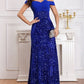 Elegant Sequins Off-shoulder Dress