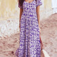 Puff Sleeve Floral Casual Summer Dress