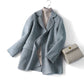 Hand-sewn Double-sided Wool Velvet Coat Ladies Suit