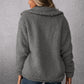 Loose Casual Lapel Plush  Jacket Lamb Fleece Coat