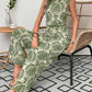 Womens Printed Sleeveless Top And Wide-Leg Pants Set