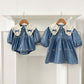Bowknot Embroidered Baby Girl Princess Dress