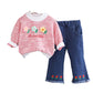 Girls' Long Sleeve Two-piece Pants