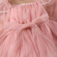 Mesh Long Sleeve Tied Gauze Skirt Triangle Adjustable Crotch Bottom-covering Rompers