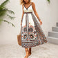 Backless Bohemian Ethnic-Style Slip Dress
