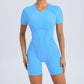 Backless Short Sleeve One-piece